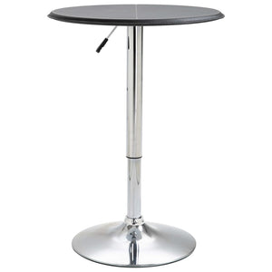 Bartisch Schwarz Ø60 cm MDF