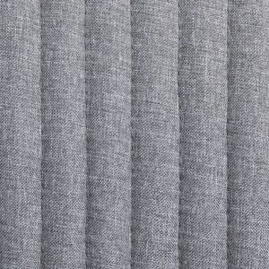 vidaXL Dining Chairs 2 pcs Light Grey Fabric