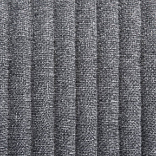 vidaXL Dining Chairs 2 pcs Dark Grey Fabric