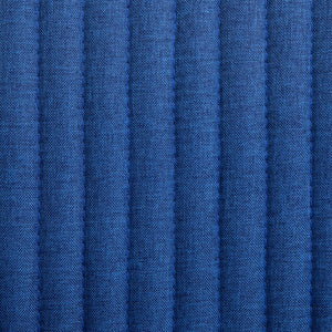 vidaXL Dining Chairs 2 pcs Blue Fabric