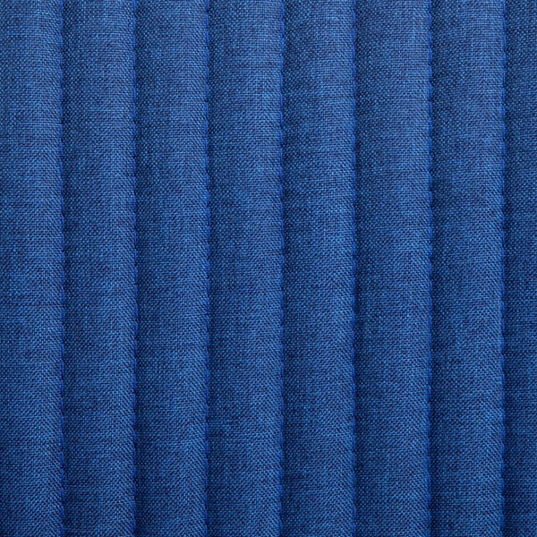 vidaXL Dining Chairs 2 pcs Blue Fabric