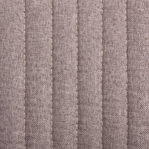 Esszimmerstühle 2 Stk. Taupe Stoff