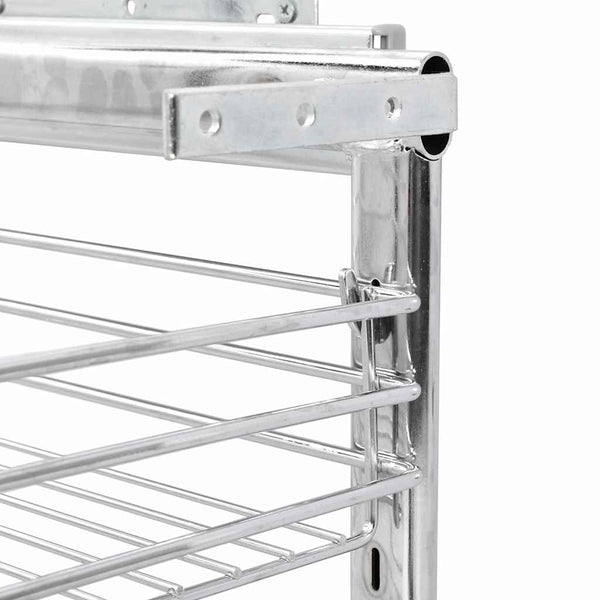 Ausziehbarer Küchen Drahtkorb, 3-stufig, Silber