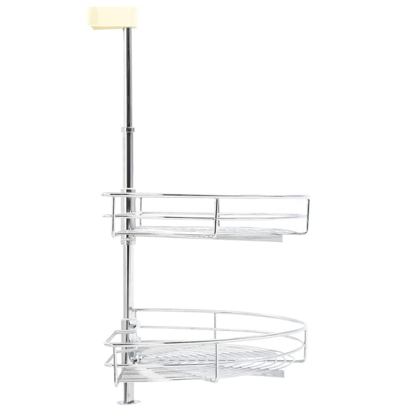 2-stufiger Küchen Drahtkorb, Silber