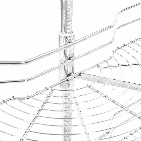 2-stufiger Küchen Drahtkorb, Silber