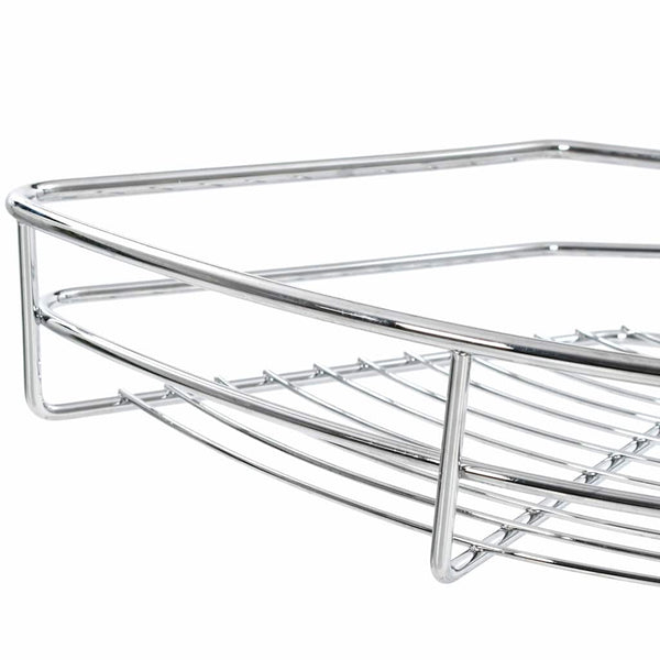 2-stufiger Küchen Drahtkorb, Silber