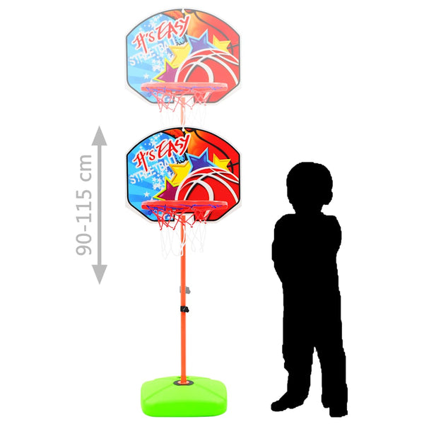 Kinder Basketballkorb Set mit Ball