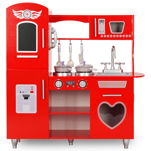 Spielküche Kinder Rot MDF 84 cm