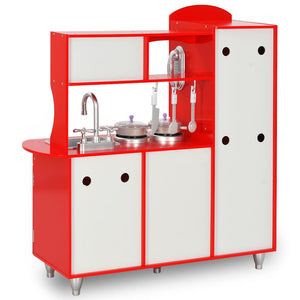 Spielküche Kinder Rot MDF 84 cm