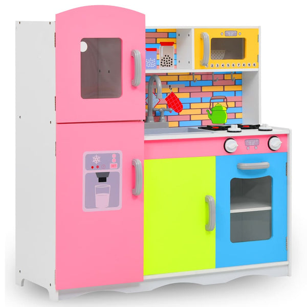 Kinderspielküche Mehrfarbig 80x30x85cm