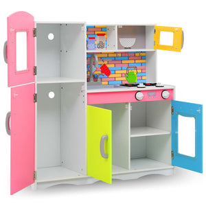 Kinderspielküche Mehrfarbig 80x30x85cm