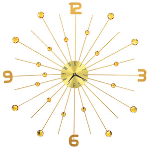 Wanduhr Metall 70 cm Golden