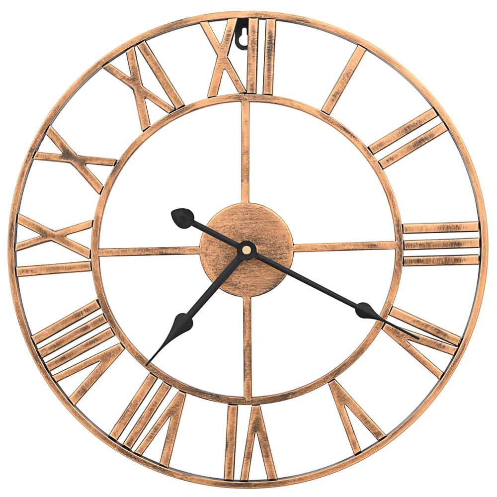 vidaXL Horloge Murale en Métal 40 cm Dorée
