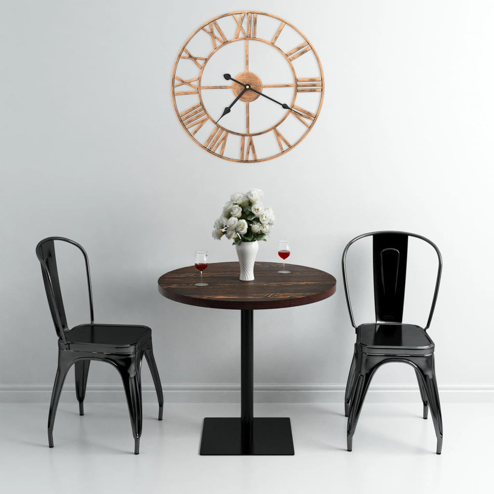 vidaXL Horloge Murale en Métal 40 cm Dorée