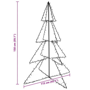 LED Weihnachtsbaum Kegelform 150cm