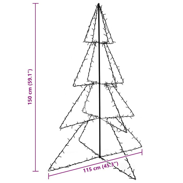 LED Weihnachtsbaum Kegelform 150cm