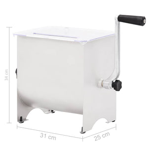 Manueller Fleischmischer Edelstahl 5kg