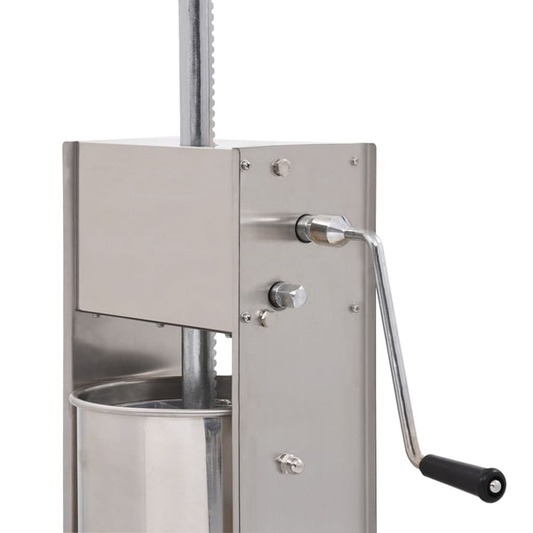 Manueller Wurstfüller 15L Edelstahl