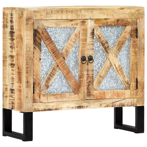 Sideboard 80 x 30 x 76 cm Massivholz Mango