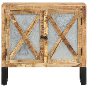 Sideboard 80 x 30 x 76 cm Massivholz Mango
