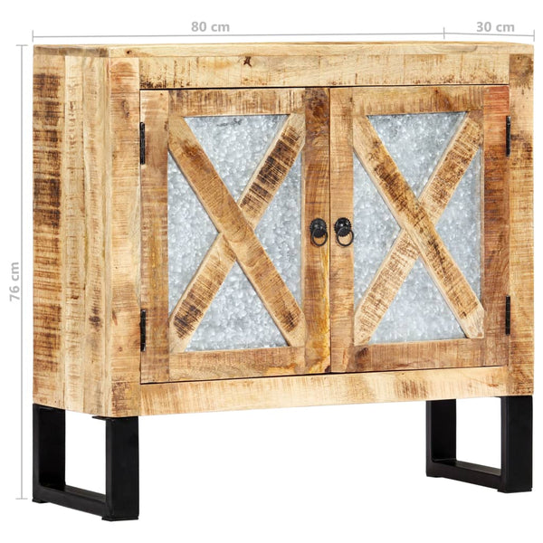 Sideboard 80 x 30 x 76 cm Massivholz Mango