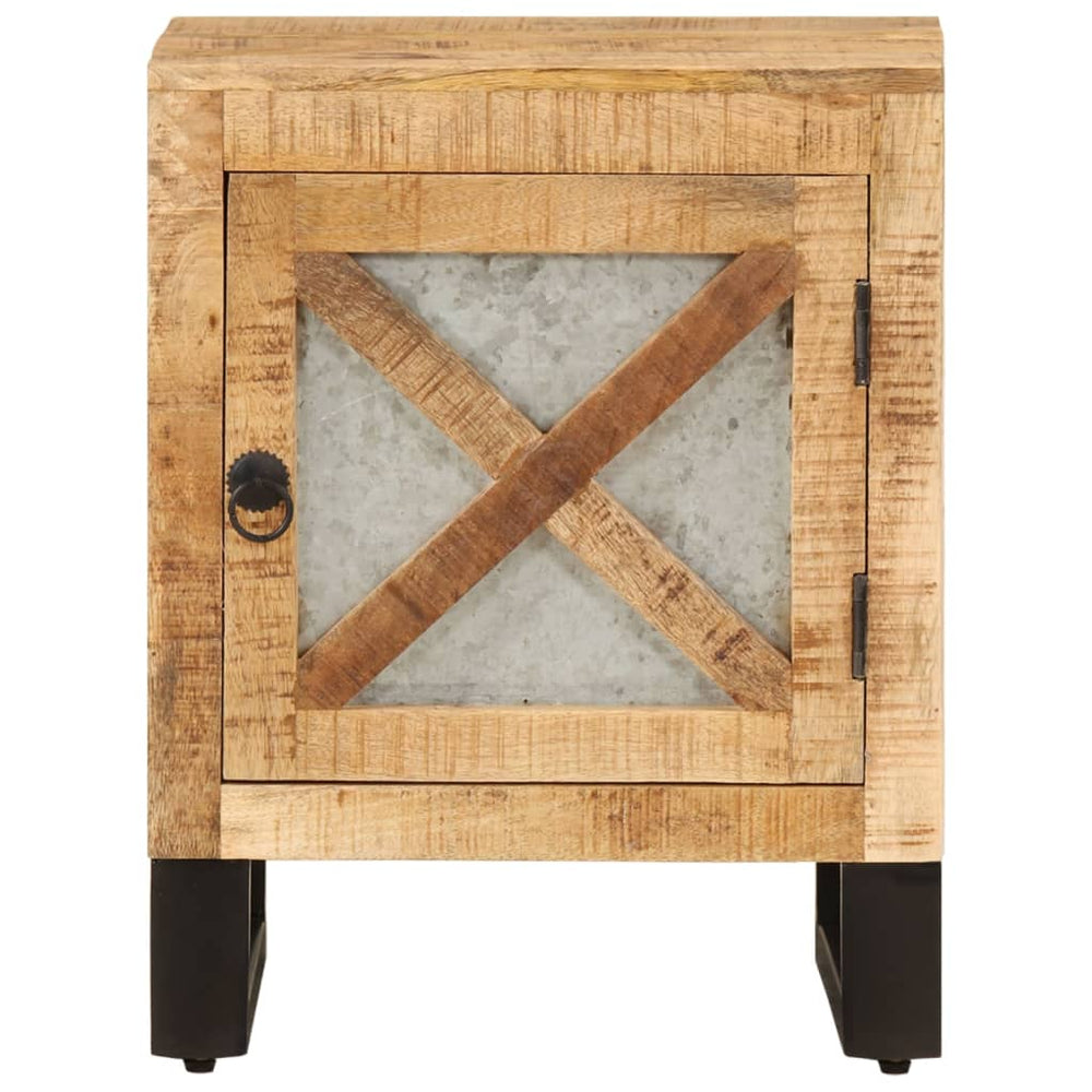 vidaXL Nightstand 40 x 30 x 50 cm Solid Mango Wood