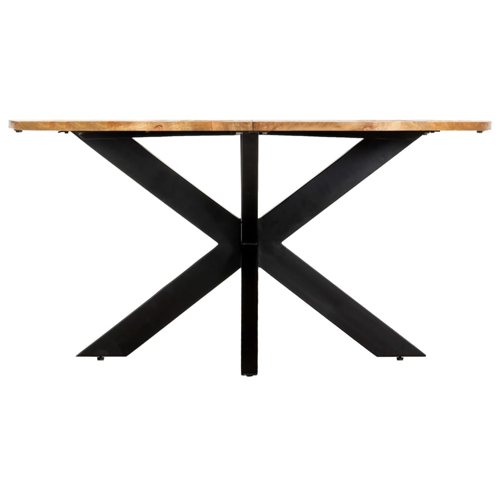 Esstisch Rund 150×76 cm Mango Massivholz