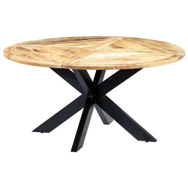 vidaXL Table de salle à manger ronde 150×76 cm Bois de manguier massif