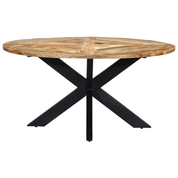 vidaXL Table de salle à manger ronde 150×76 cm Bois de manguier massif