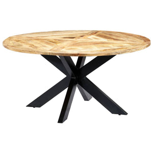 vidaXL Table de salle à manger ronde 150×76 cm Bois de manguier massif