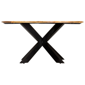 vidaXL Table de salle à manger ronde 150×76 cm Bois de manguier massif