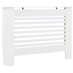 Heizkörperabdeckung Weiß 112×19×81,5 cm MDF