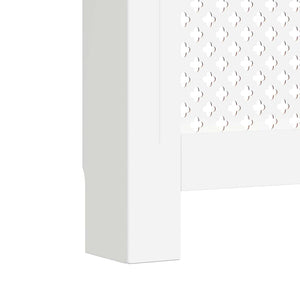 Heizkörperabdeckung Weiß 112×19×81,5 cm MDF
