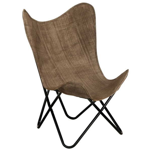 Butterfly-Sessel Taupe Canvas