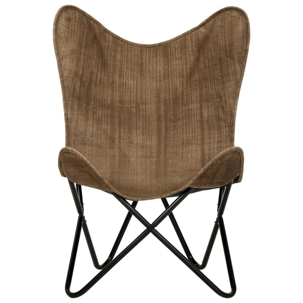 Butterfly-Sessel Taupe Canvas