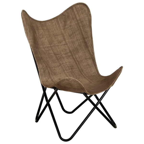 Butterfly-Sessel Taupe Canvas