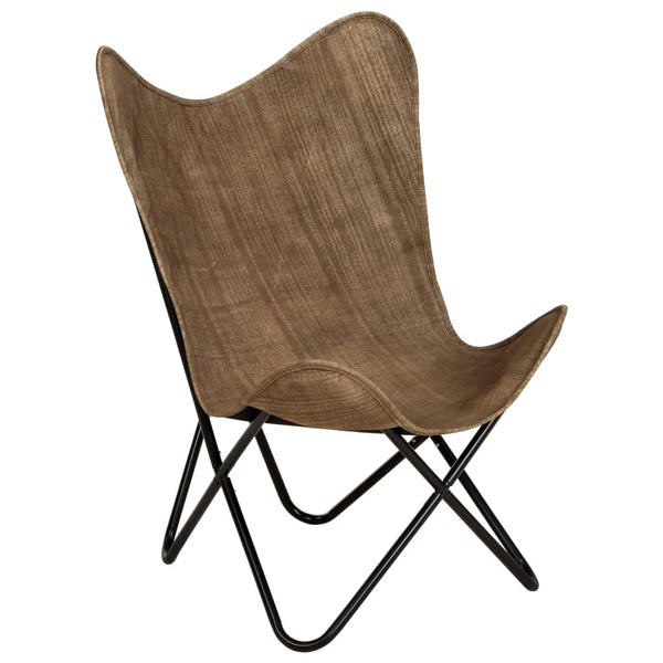 Butterfly-Sessel Taupe Canvas
