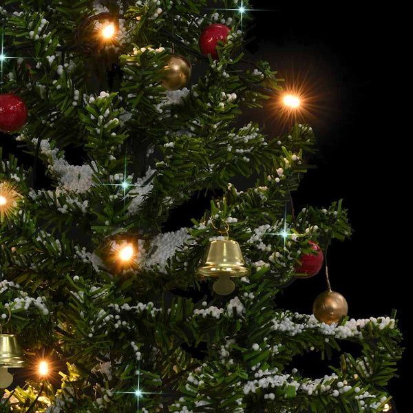 Schneiender Weihnachtsbaum mit Schirmfuß Grün 75 cm