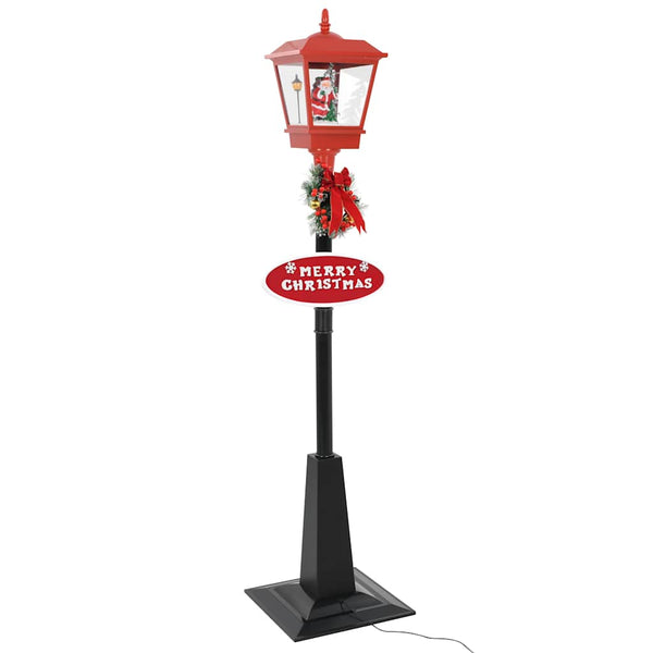 Weihnachts-Straßenlampe mit Weihnachtsmann 180 cm LED