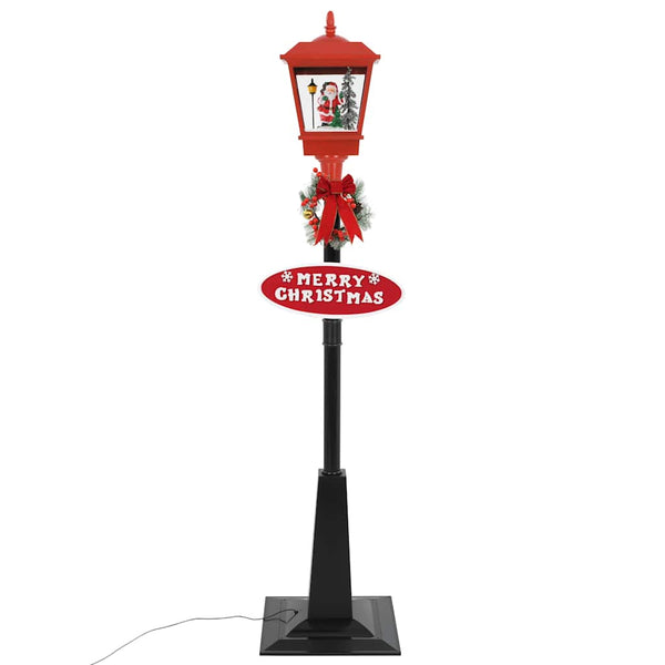 Weihnachts-Straßenlampe mit Weihnachtsmann 180 cm LED