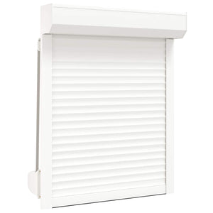 Rollladen Weiß 70x100 cm Aluminium Polyurethan