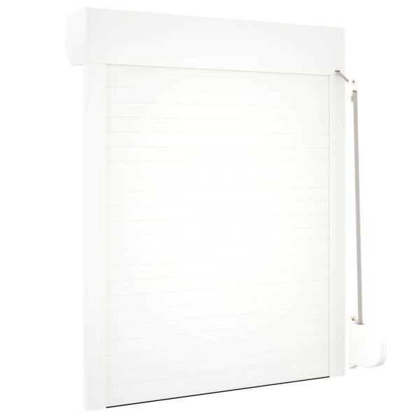 Rollladen Weiß 70x100 cm Aluminium Polyurethan