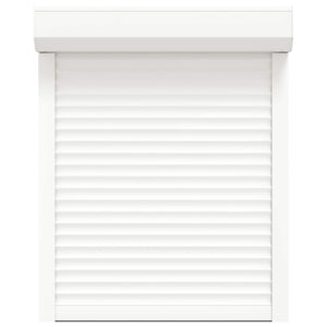 Rollladen Weiß 80x100 cm Aluminium Polyurethan