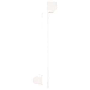 Weißer Rolladen 100x130 cm Aluminium Polyurethan