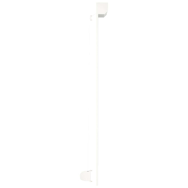 Weißer Rollladen 110x220 cm Aluminium
