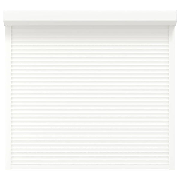 Rollladen Weiß 160x150 cm Aluminium Polyurethan