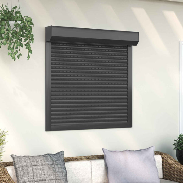 Anthrazit Rollladen 100x100 cm