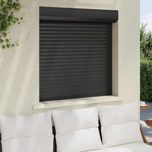 Anthrazit Rollladen 100x100 cm