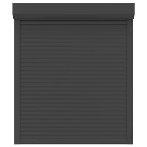 vidaXL Volet roulant anthracite 110 x 130 cm aluminium et polyuréthane
