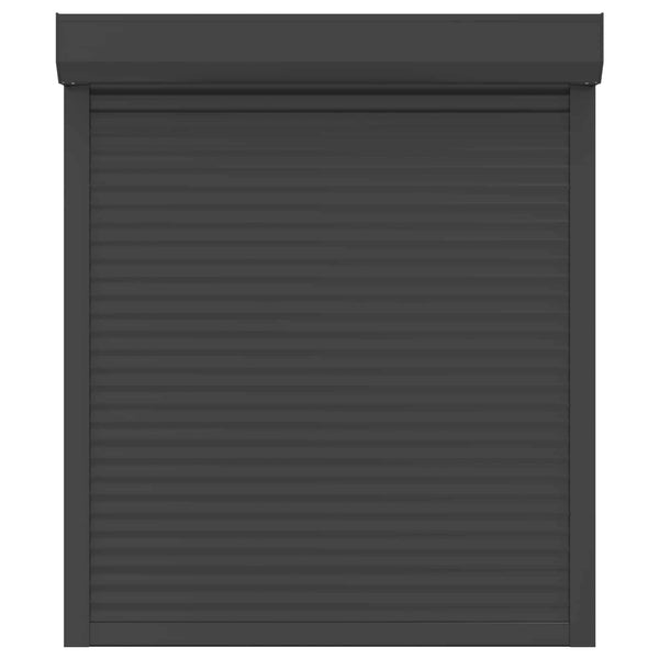 vidaXL Volet roulant anthracite 110 x 130 cm aluminium et polyuréthane